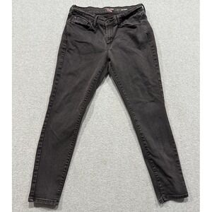 Women's Levi's Denizen Curvy Skinny Faded Black Jeans 31 X 30